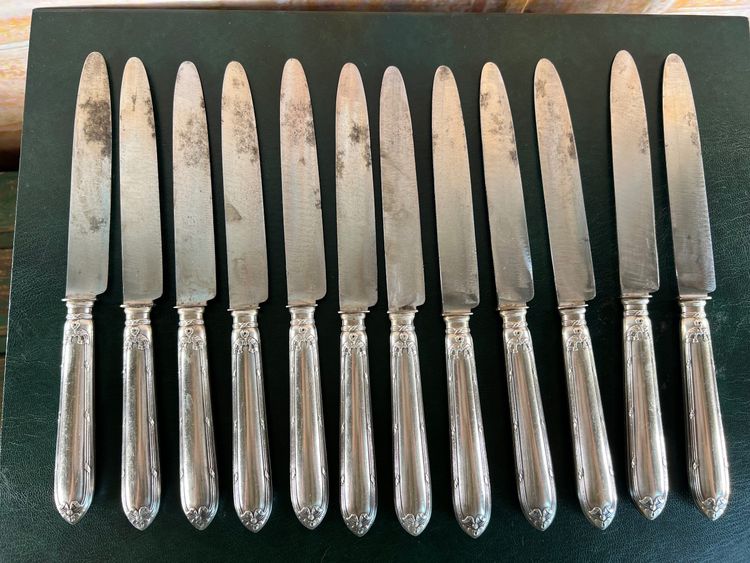 Large antique silver-plated menagère - Manufacture Cailar Bayard, Paris - 95 pieces