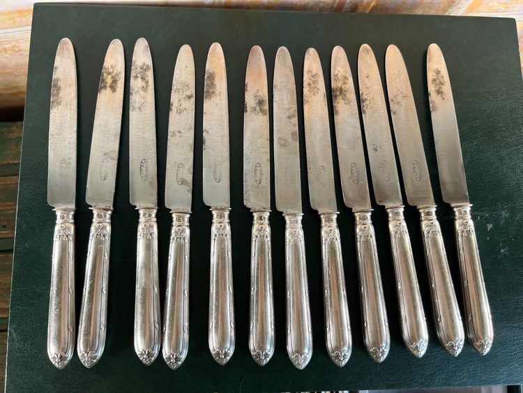 Large antique silver-plated menagère - Manufacture Cailar Bayard, Paris - 95 pieces