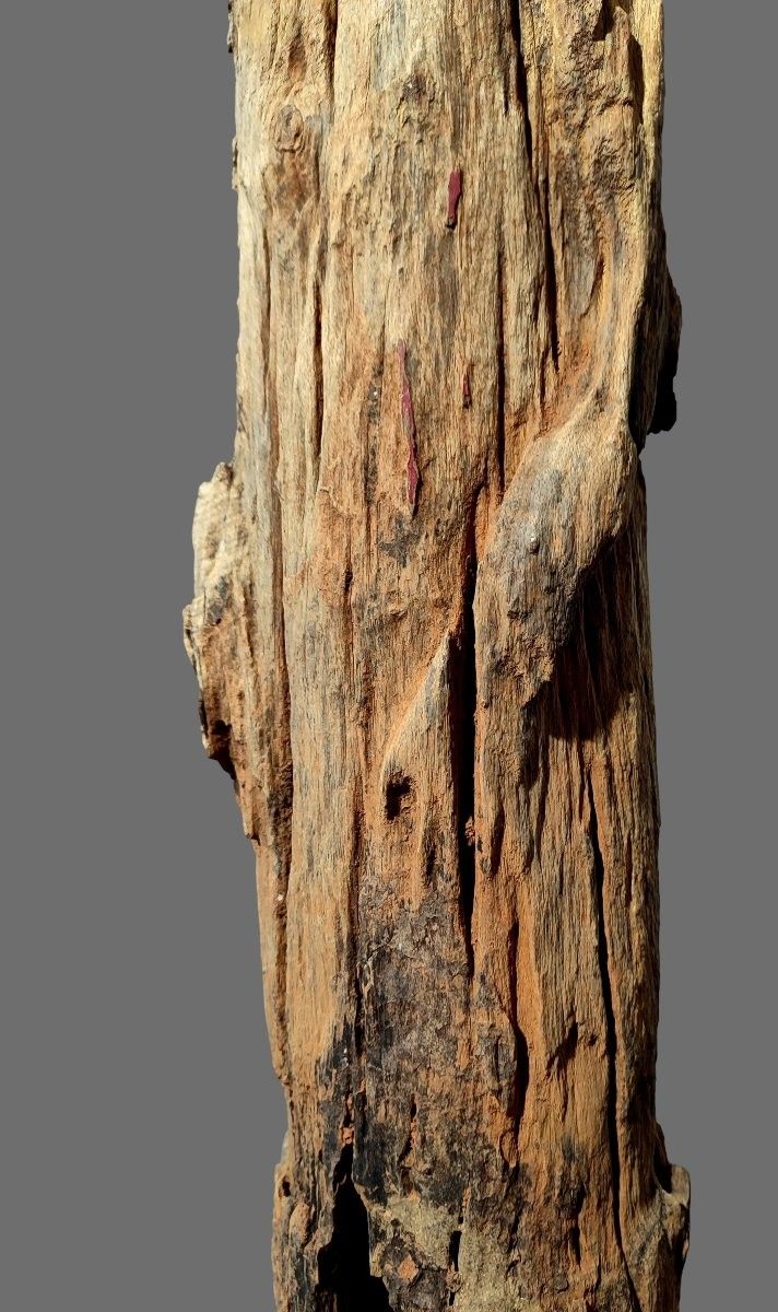 Sculpture Statue Poteau Bongo Sud Soudan