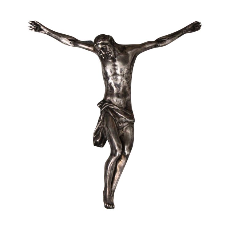 Christ mort, Cristo morto, solid silver, 18th century