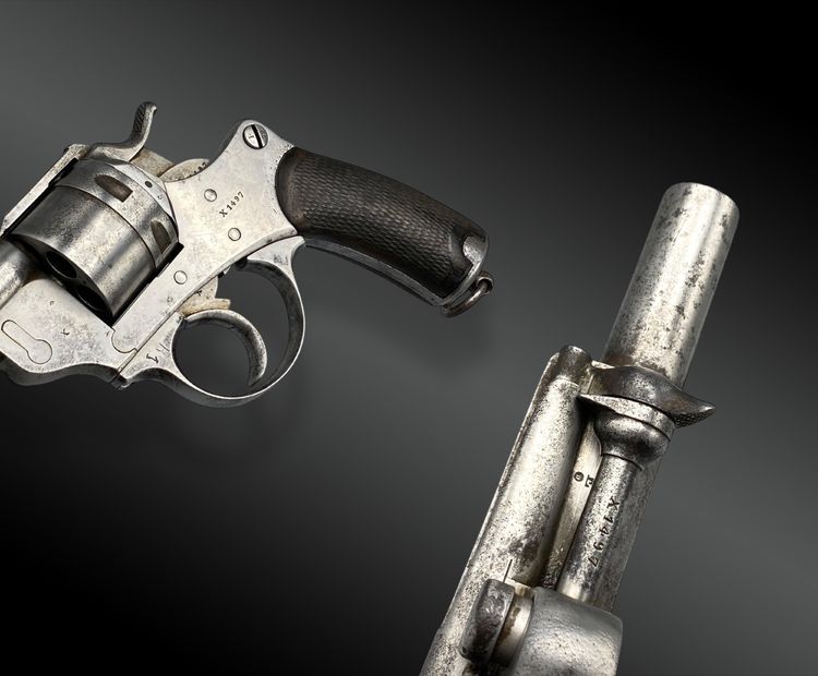 Regulation Revolver Model 1873 X. One of 2332 of the famous SERIE X, with holster.