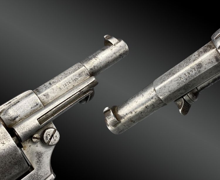 Regulation Revolver Model 1873 X. One of 2332 of the famous SERIE X, with holster.