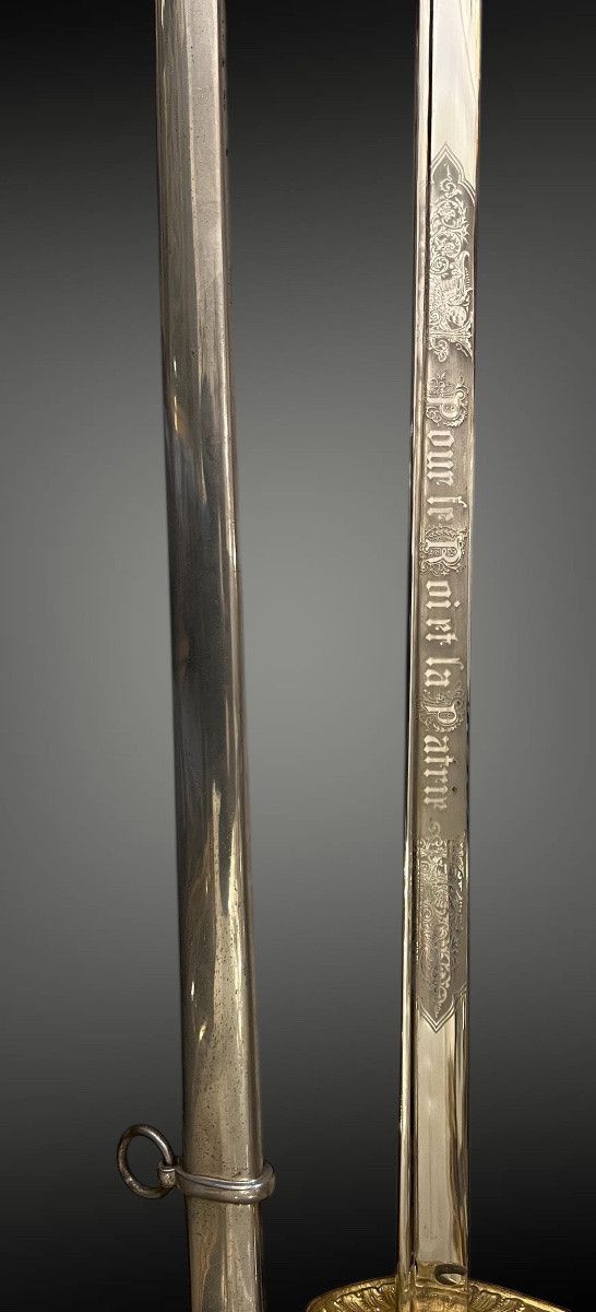 Sabre d’officier infanterie belge modèle 1888