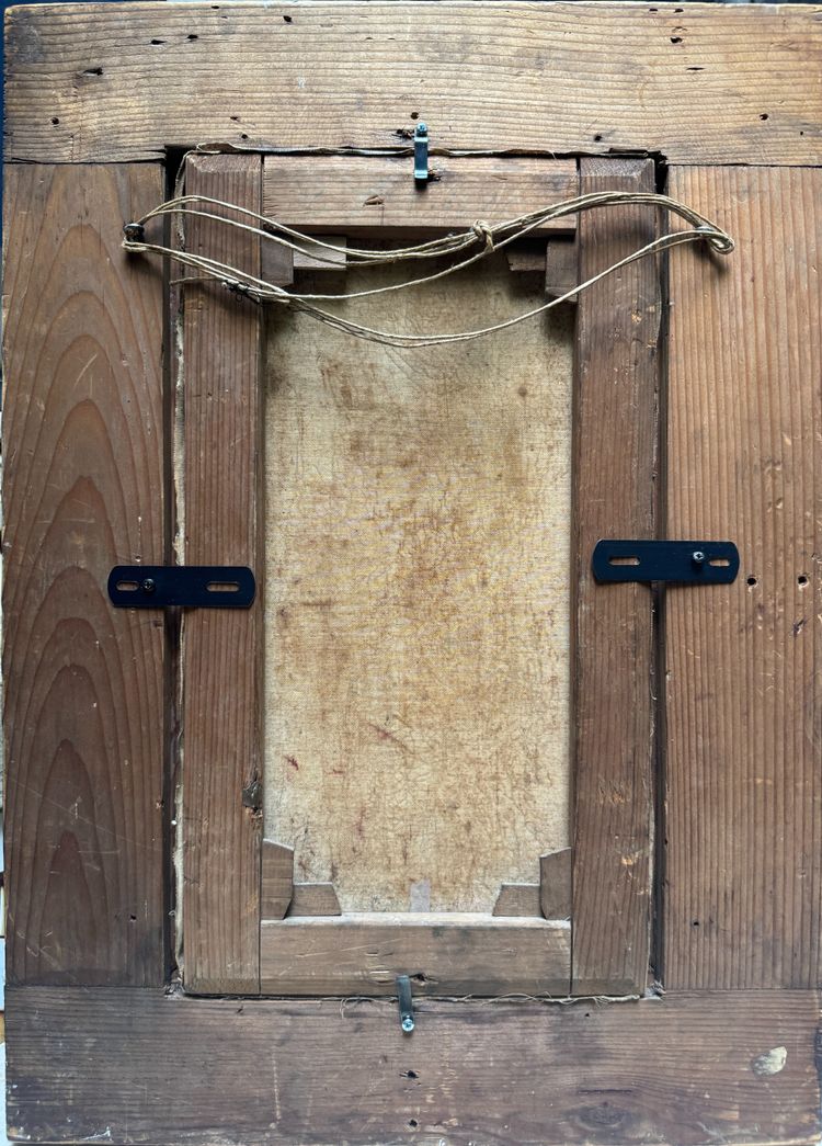 Französische Schule des Impressionismus - Kind mit Kommode, circa 1890