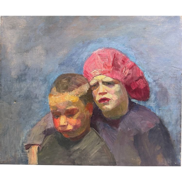 France Leplat (1895-1953) - zwei Kinder, circa 1924