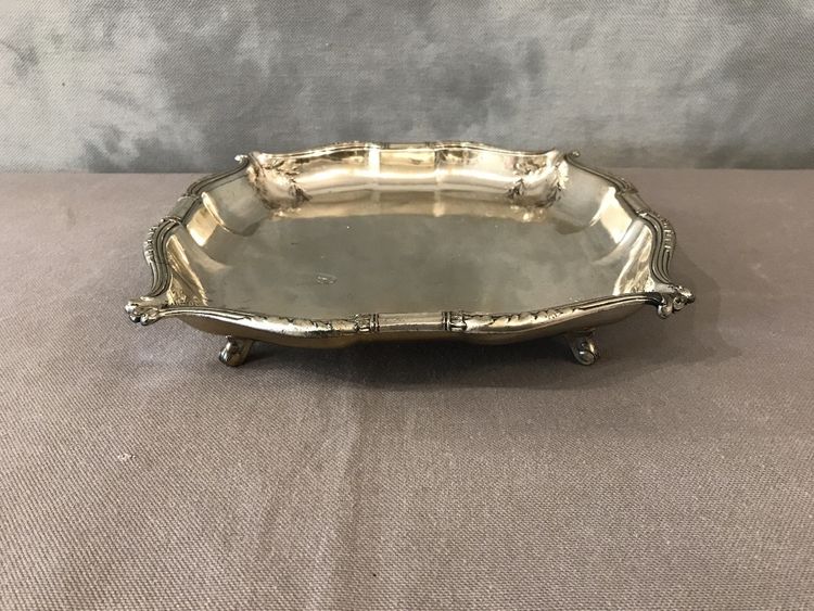 Petite coupe en métal argenté d'époque 20 ème 