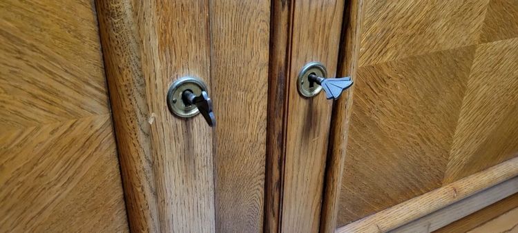 Art Deco period sideboard in oak circa 1940