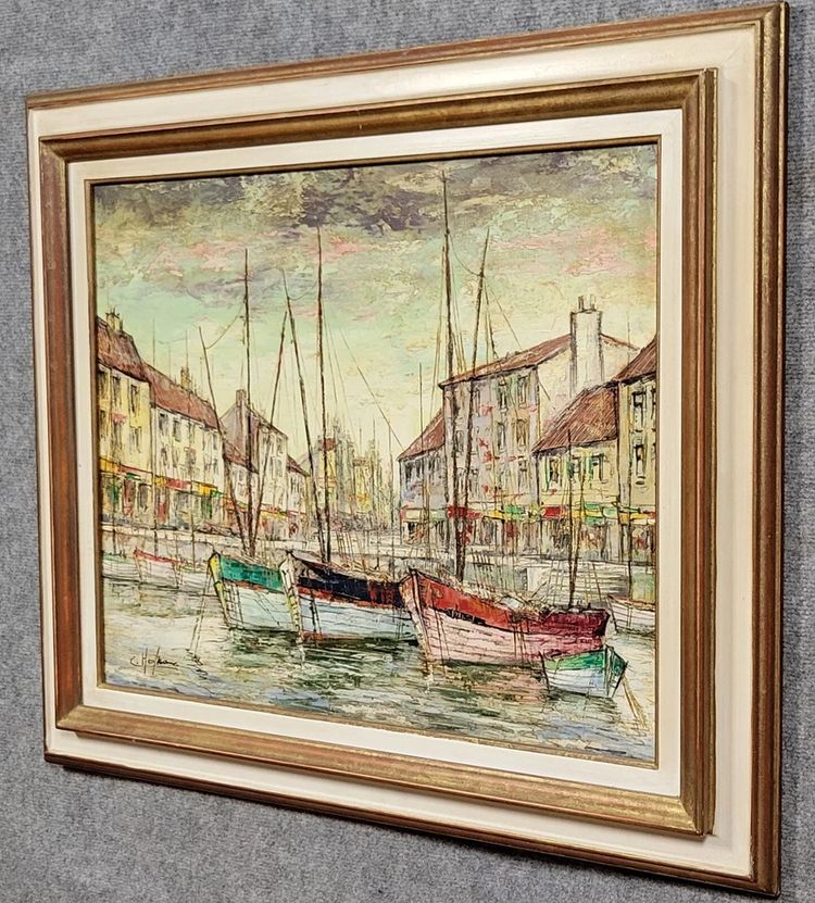 Ölgemälde auf Leinwand Epoche Art Deco um 1920