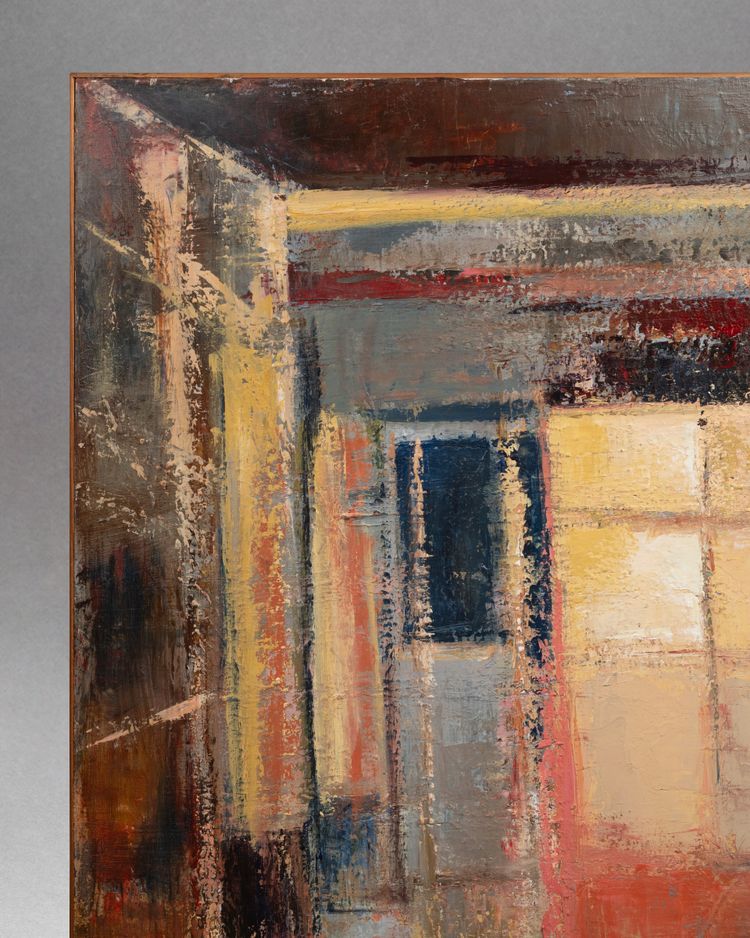 Huile sur toile signée Mauguy, XXe siècle 