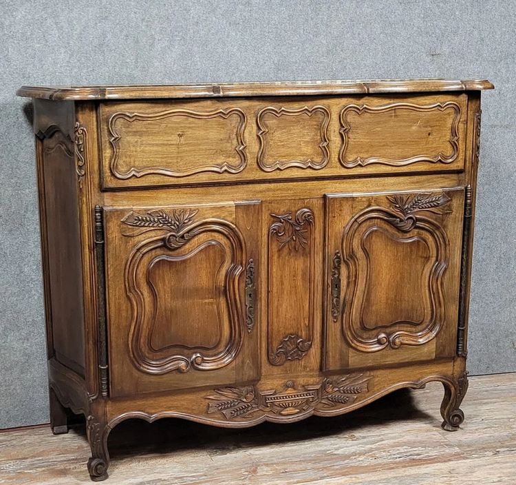 Louis XV style carved walnut Provencal sideboard circa 1950