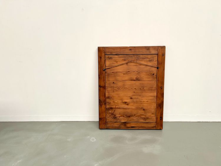 Miroir 1900 en noyer massif