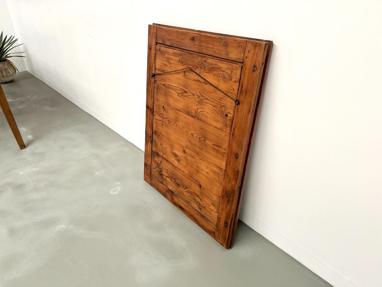 Miroir 1900 en noyer massif