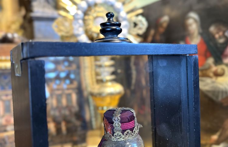 Blessed Felicia Meda reliquary bottle - early 19th century
