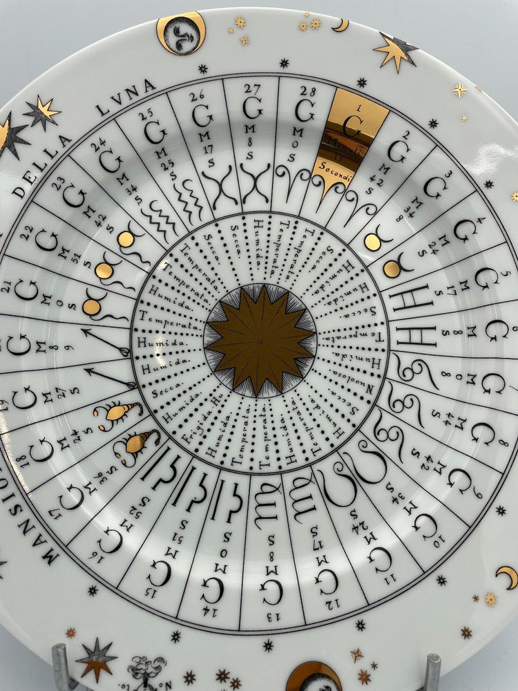 Astronomici plate by FORNASETTI MILANO
