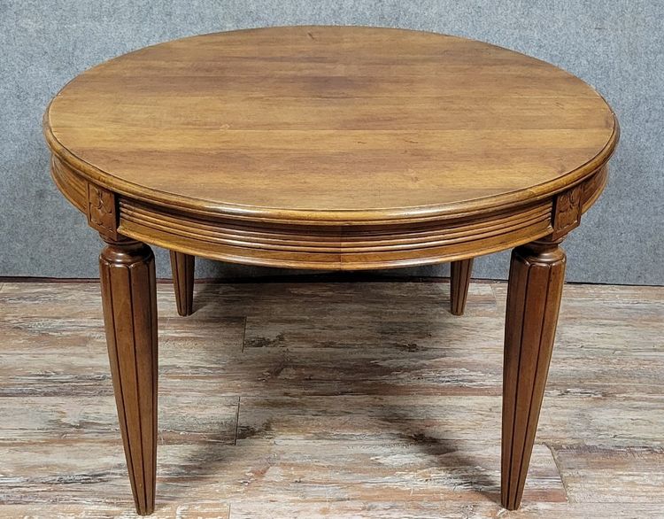 Art Deco Period Extending Table In Walnut 
