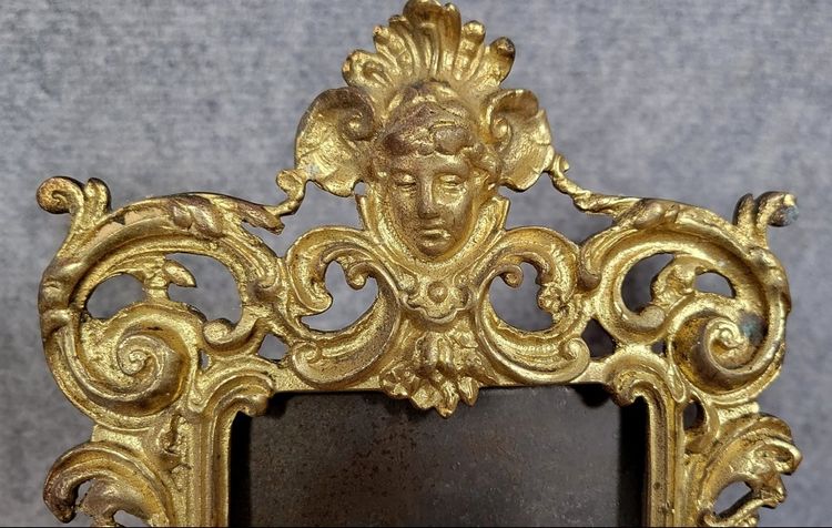 Pair Of Louis XV Style Gilt Bronze Photo Frames