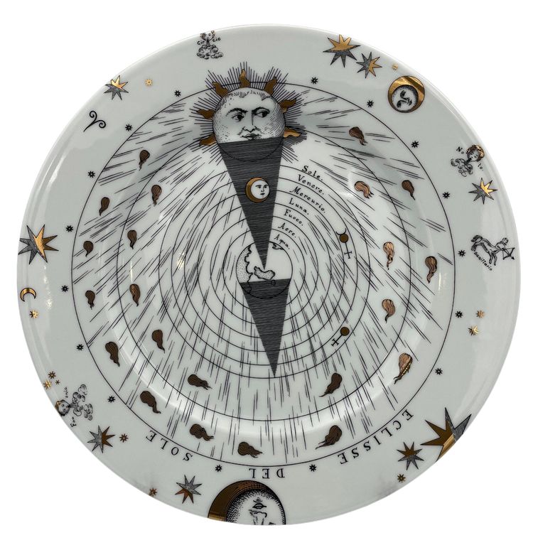 Astronomici plate by FORNASETTI MILANO