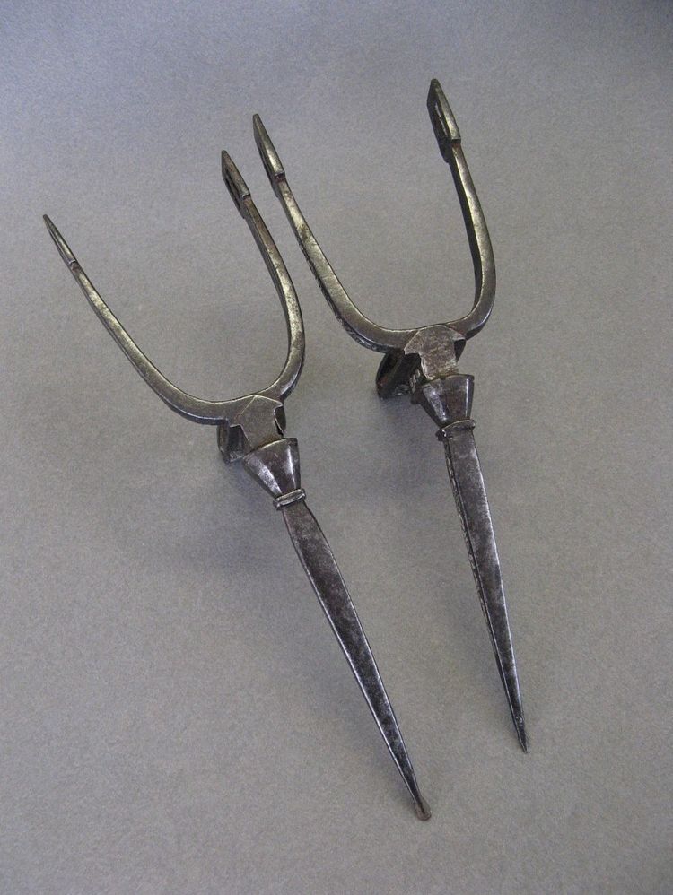 Pair of Algerian Châbir Spurs About 1900.