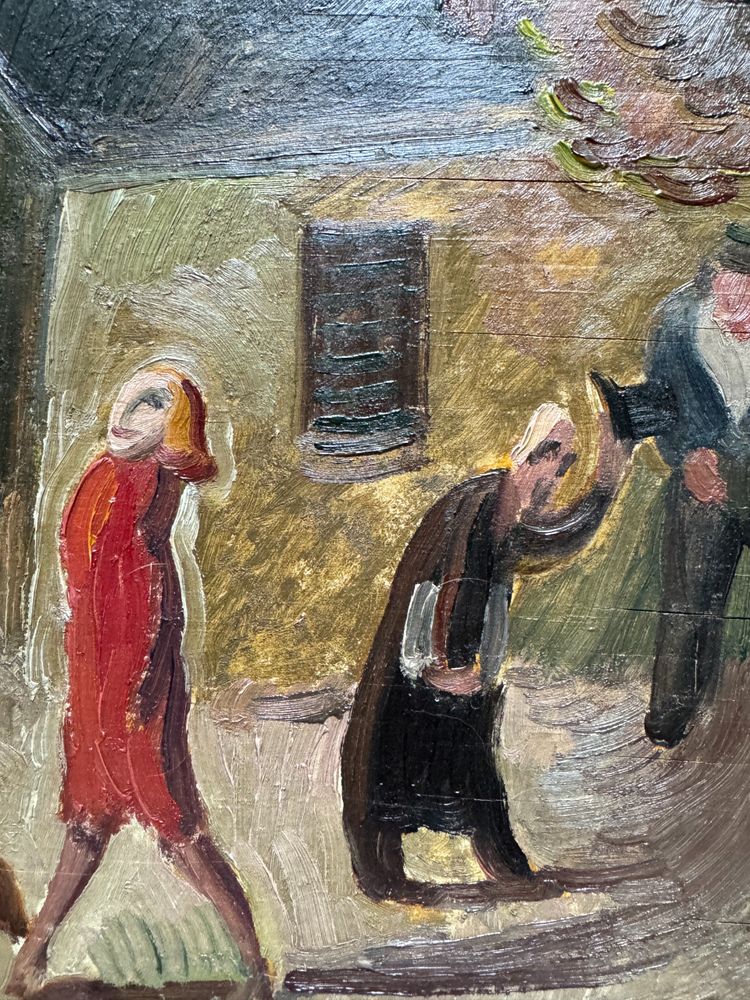Axel Hennix (1905-1988) - Swedish School - Night Encounters in Stockholm, 1928