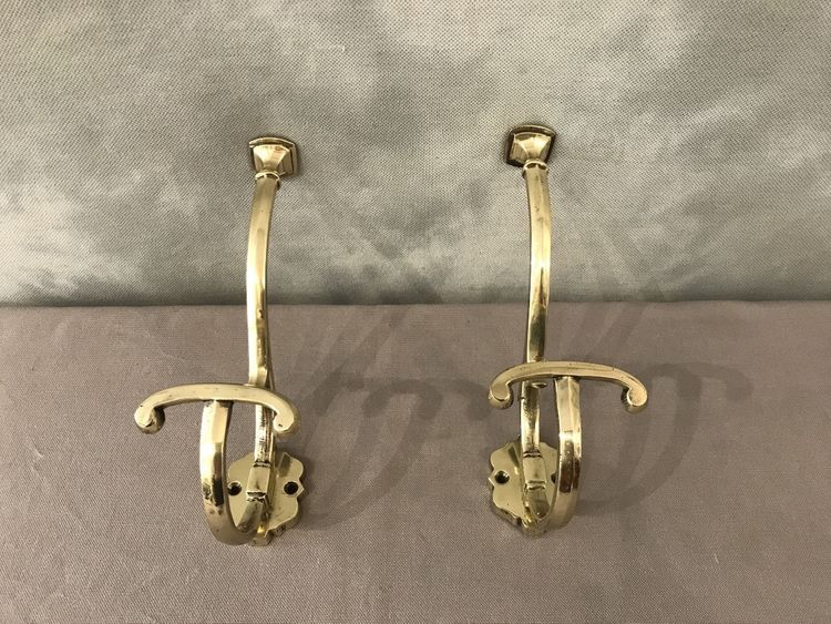 Paar Mantelständer, Kleiderhaken aus Bronze aus dem 19.