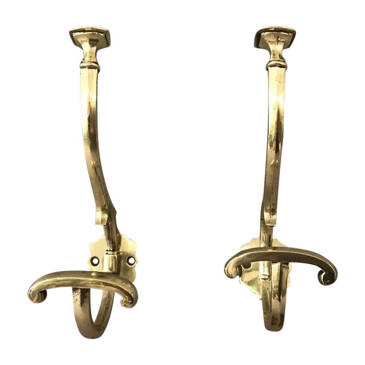 Paar Mantelständer, Kleiderhaken aus Bronze aus dem 19.