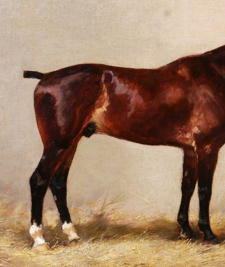Charles Bilger SPALDING 1810-1871 Paar Pferdegemälde, Reitgemälde