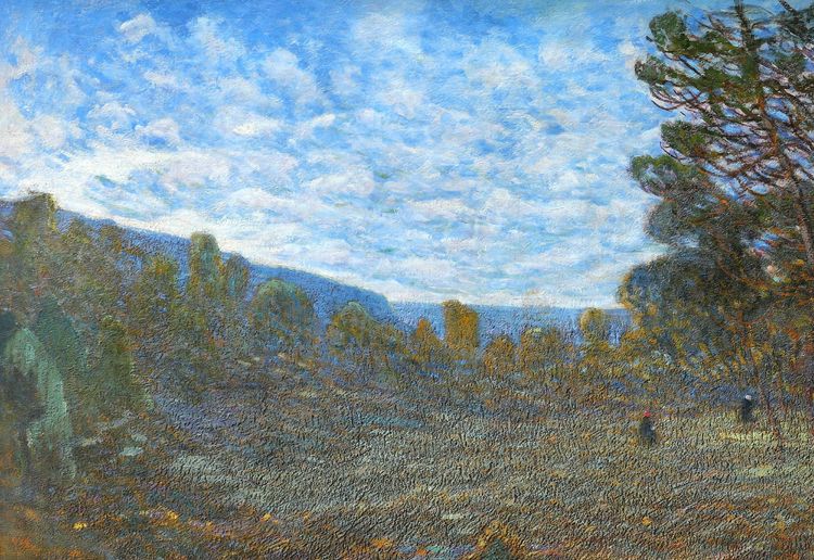 Julien Calvé, Pauillac, Landschaft der Médoc-Heide bei Peyblancan Gemälde Salon 1924 Bordeaux