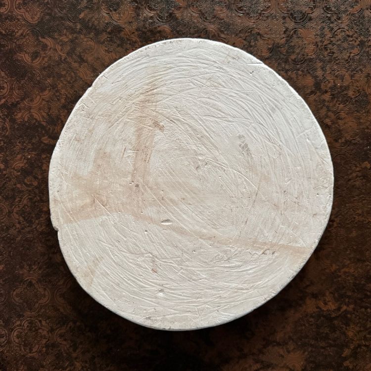 Matrice in gesso per medaglia di Anie Mouroux, volto della Vergine, XX secolo