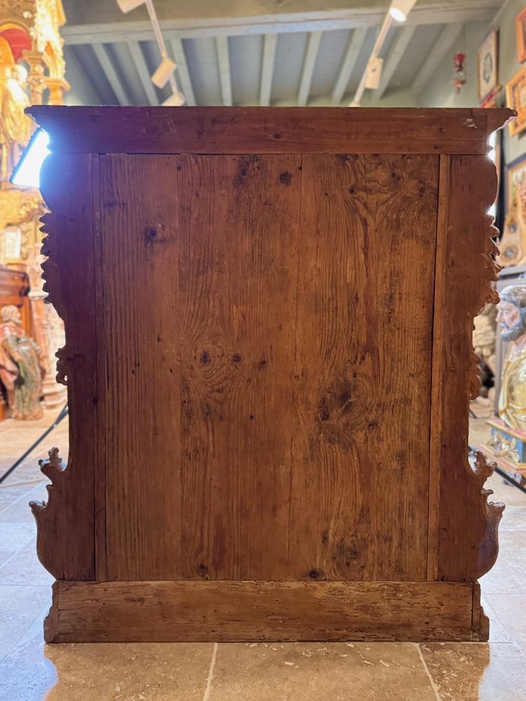 High Sideboard with the Coat of Arms of Clement XIII - Circa 1760