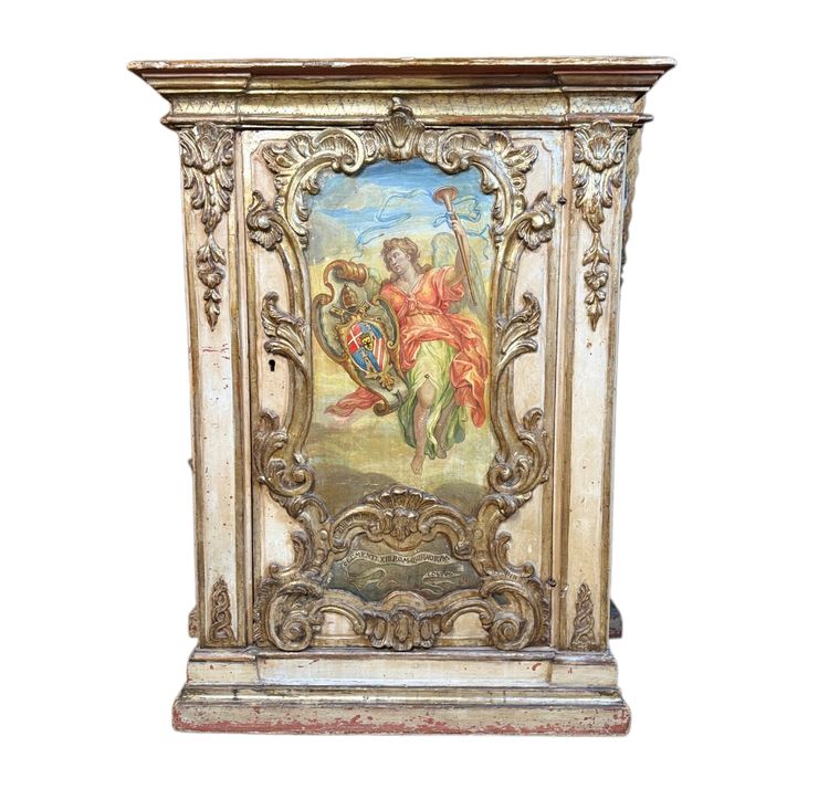 High Sideboard with the Coat of Arms of Clement XIII - Circa 1760