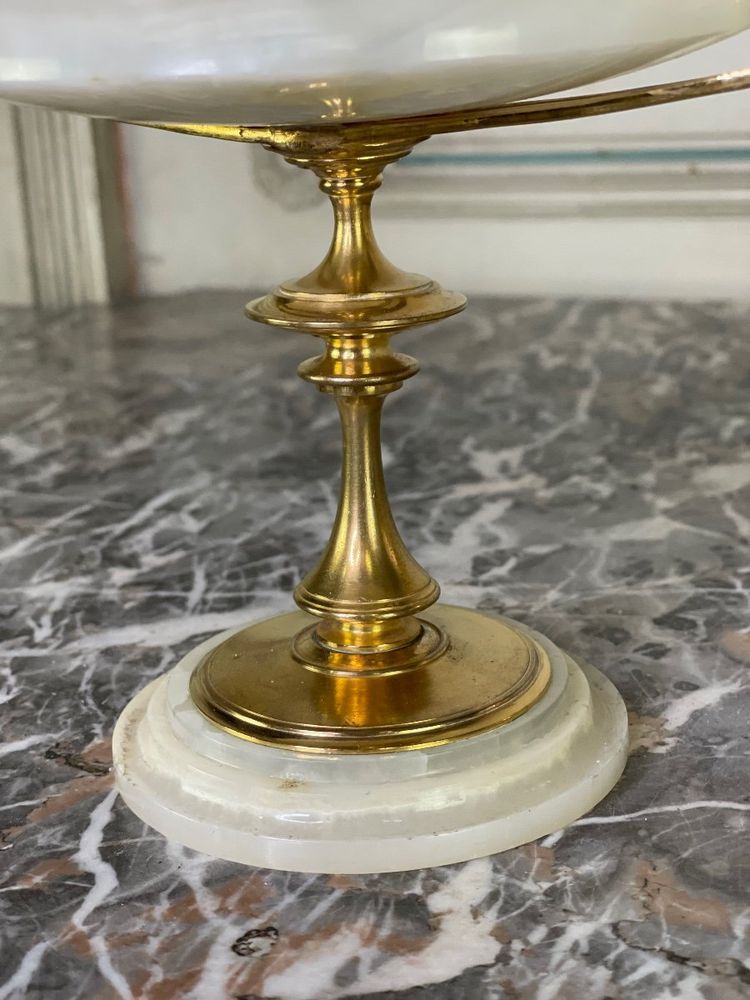 Pair Of Onyx And Gilt Bronze Cups Circa 1880