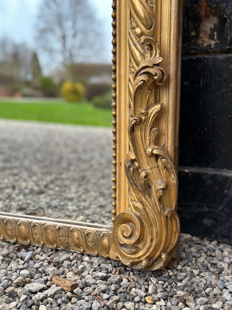 Louis XV Style Mirror Or Trumeau Circa 1880