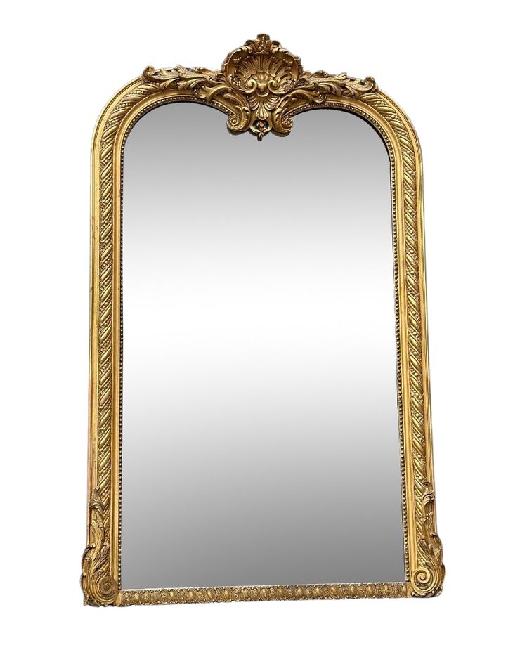 Louis XV Style Mirror Or Trumeau Circa 1880