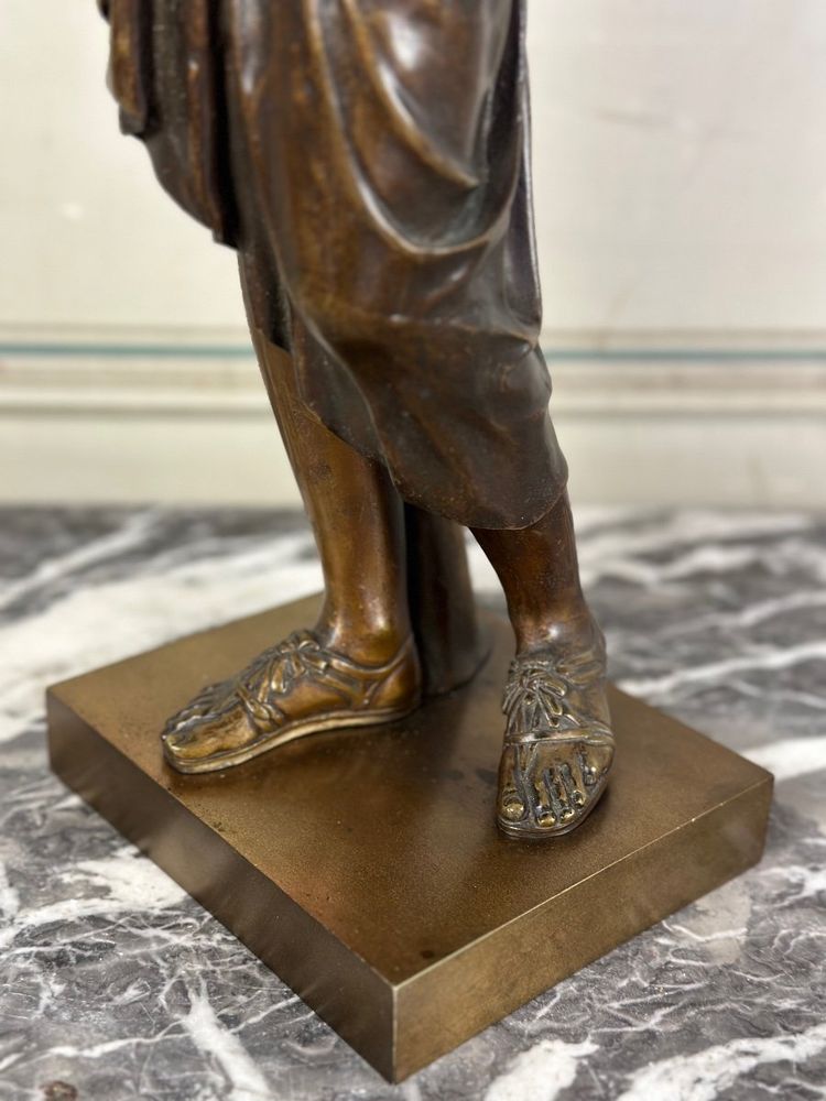 Diane De Gabies, Grand Bronze D’après L’antique Patine Médaille
