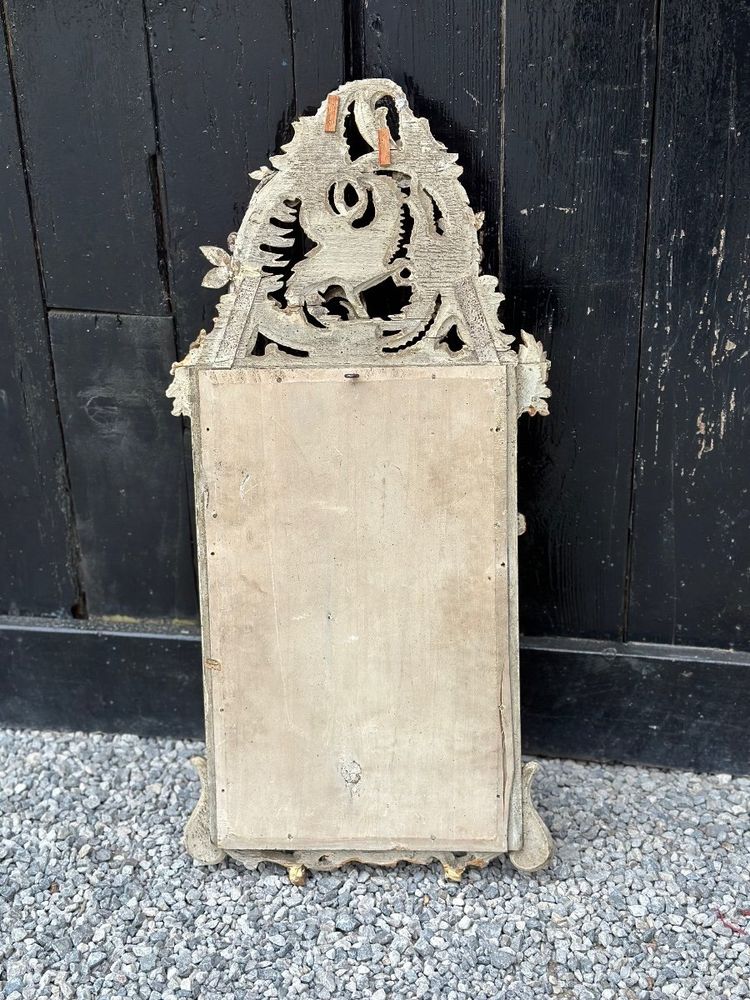 Miroir En Bois Sculpté, Doré Et Polychromé, Venise Vers 1880