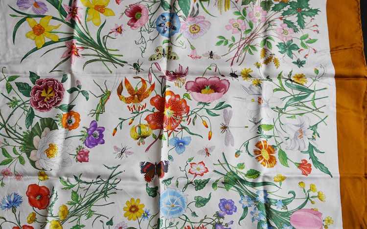 Gucci square, scarf  Perfect condition, C.1970