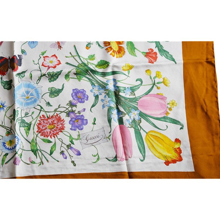 Gucci square, scarf  Perfect condition, C.1970