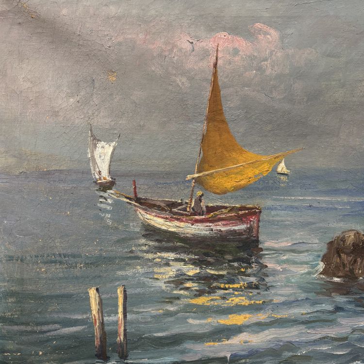 Paysage enchanteur de Sorrente, fin du XIXe siècle