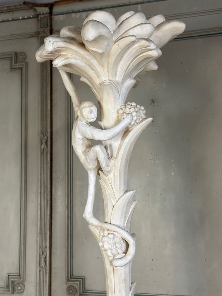 Torchère Palmier Au Singe Par Serge Roche Vers 1935
