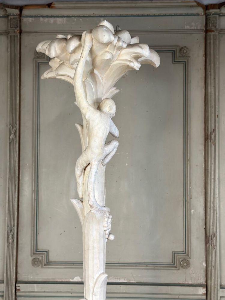 Torchère Palmier Au Singe Par Serge Roche Vers 1935