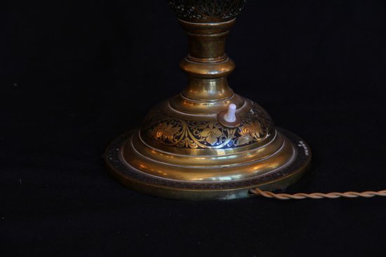 Lamp with Persian decoration, Late 18th Century