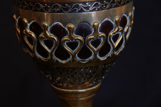 Lamp with Persian decoration, Late 18th Century