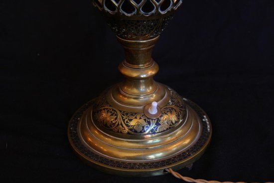 Lamp with Persian decoration, Late 18th Century