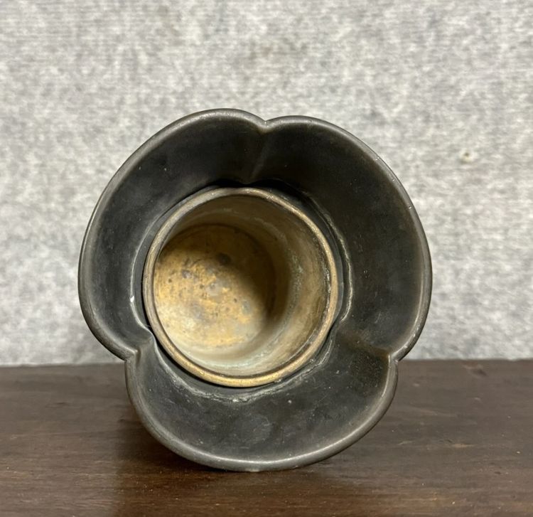 Testa di giovane in bronzo antico patinato, medaglia, XIX secolo