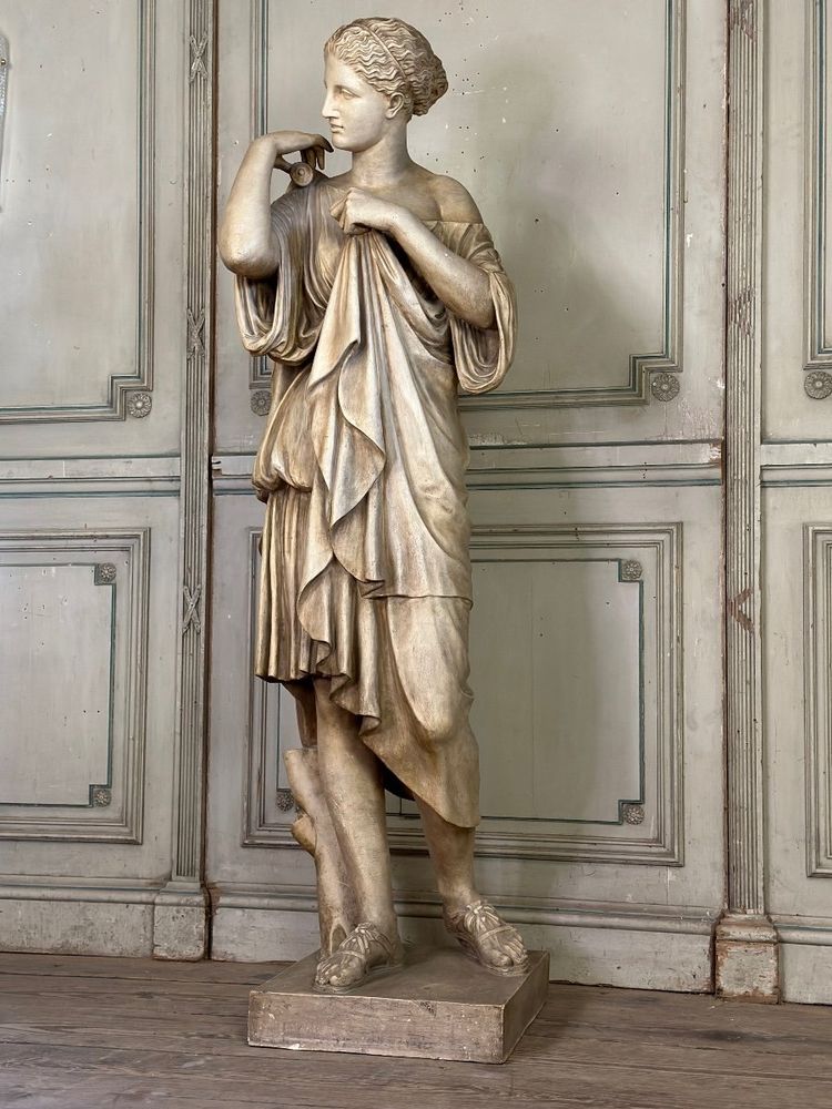 Diane De Gabies, terracotta invetriata bianca dopo l'Antico, 1880 ca.