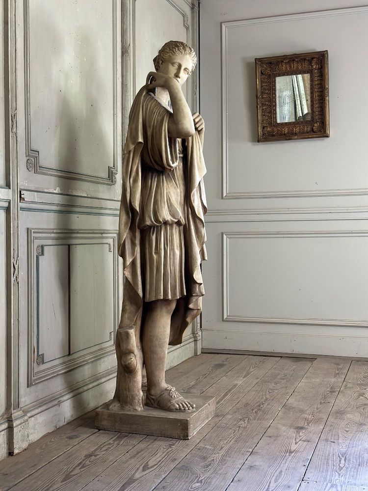 Diane De Gabies, terracotta invetriata bianca dopo l'Antico, 1880 ca.