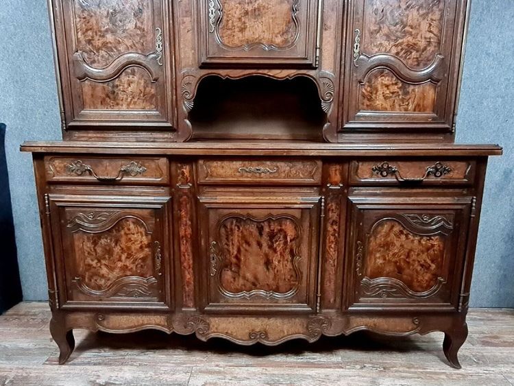 Important Two-body Buffet In Walnut And Burl 