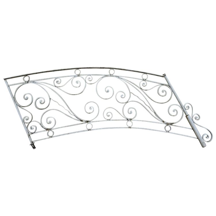Rampe ou garde corps de montée d'escalier en fer 