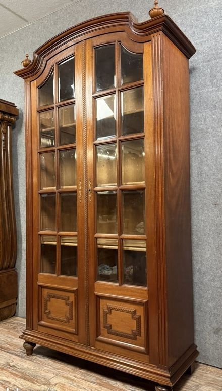 Bibliothèque style Louis XVI en acajou 
