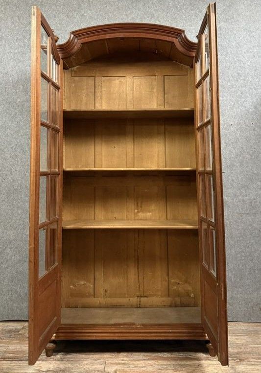 Bibliothèque style Louis XVI en acajou 
